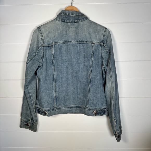 Old Navy Light Blue Jean Jacket Medium - Picture 4 of 6